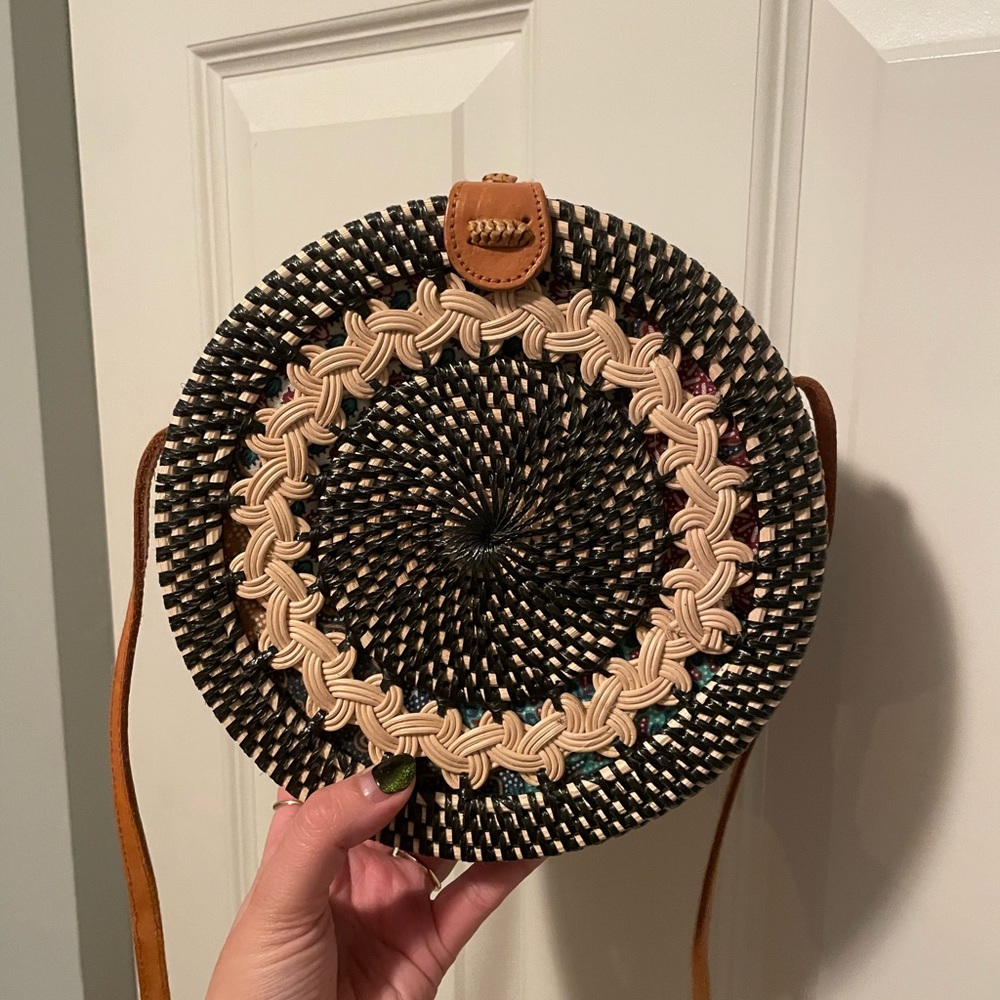 Amerii Rattan Crossbody